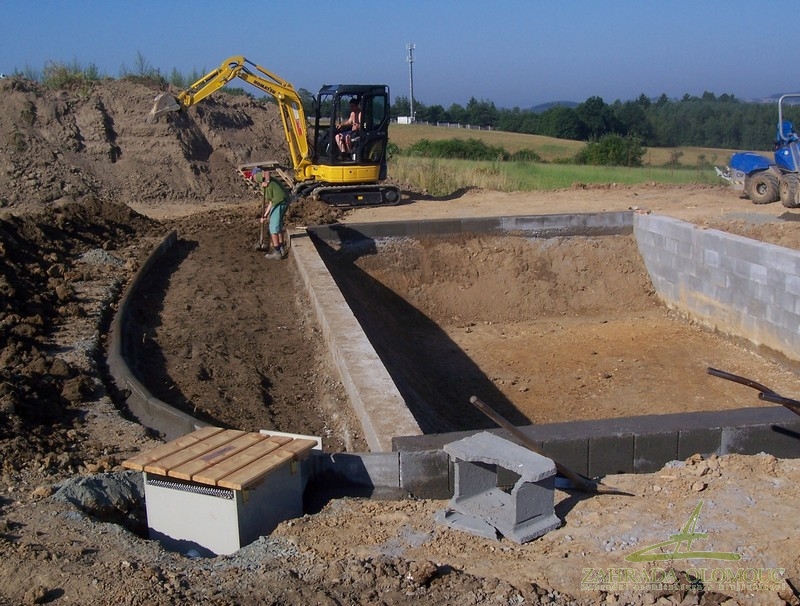 Stavba regenerační zóny