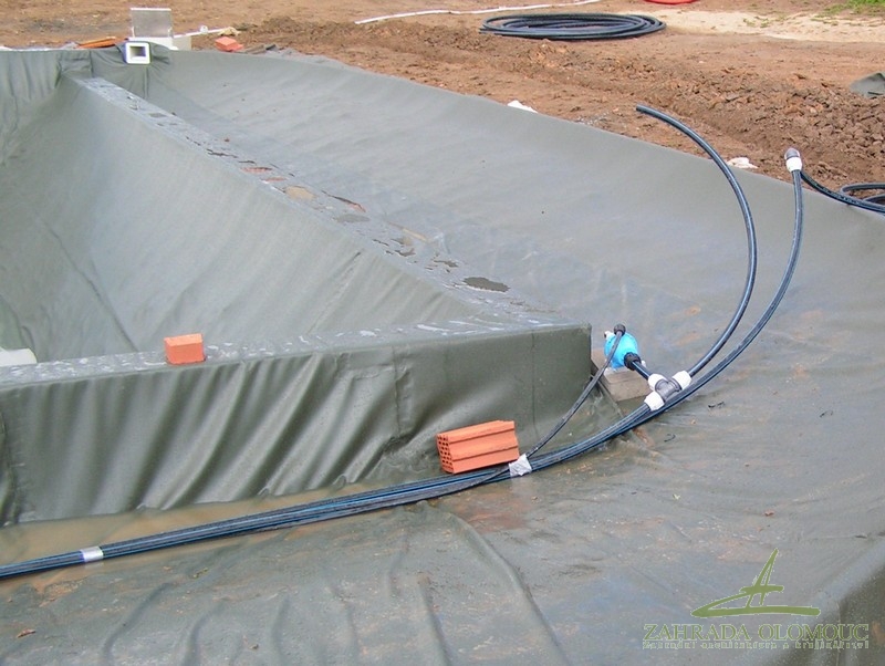 Položení ochranné fólie